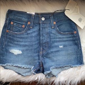 Levi 501 High Rise Jean Shorts